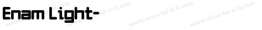 Enam Light字体转换